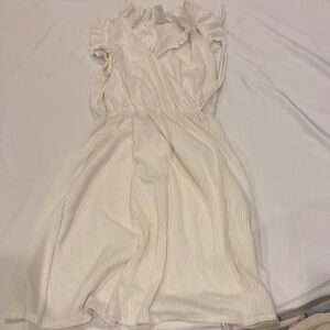 Women Caution to the Wind Cream Dress